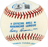 Frank Robinson Autographed Official AL Baseball Baltimore Orioles, Cincinnati Reds Beckett BAS QR #BR51123