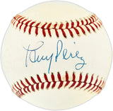 Tony Perez Autographed Official NL Baseball Cincinnati Reds Beckett BAS QR #BR51139