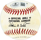 Steve Carlton Autographed Official NL Baseball Philadelphia Phillies Beckett BAS QR #BR51140