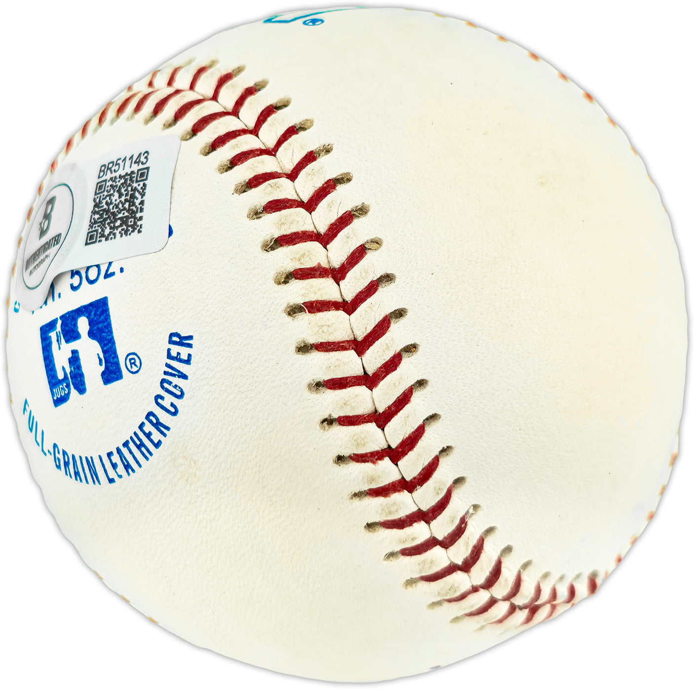 Cal Ripken Jr. Autographed Official Pearl Baseball Baltimore Orioles Beckett BAS QR #BR51143
