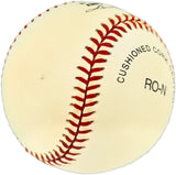 Billy Hatcher Autographed Official NL Baseball Cincinnati Reds, Chicago Cubs Beckett BAS QR #BR51150