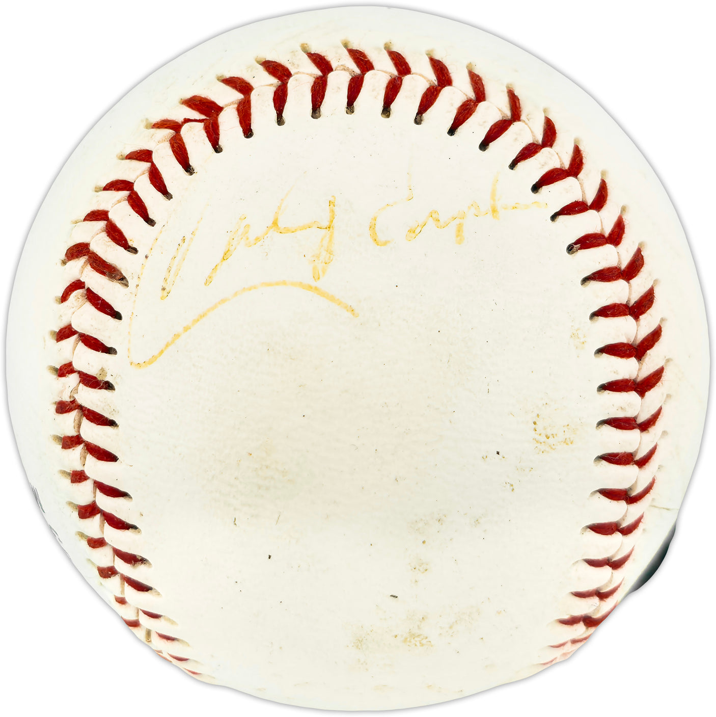 Cal Ripken Sr. Autographed Official League Baseball Baltimore Orioles Beckett BAS QR #BR51162