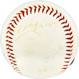 Cal Ripken Sr. Autographed Official League Baseball Baltimore Orioles Beckett BAS QR #BR51162