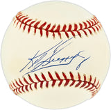 Ken Griffey Jr. Autographed Official AL Baseball Seattle Mariners Beckett BAS QR #BR51171