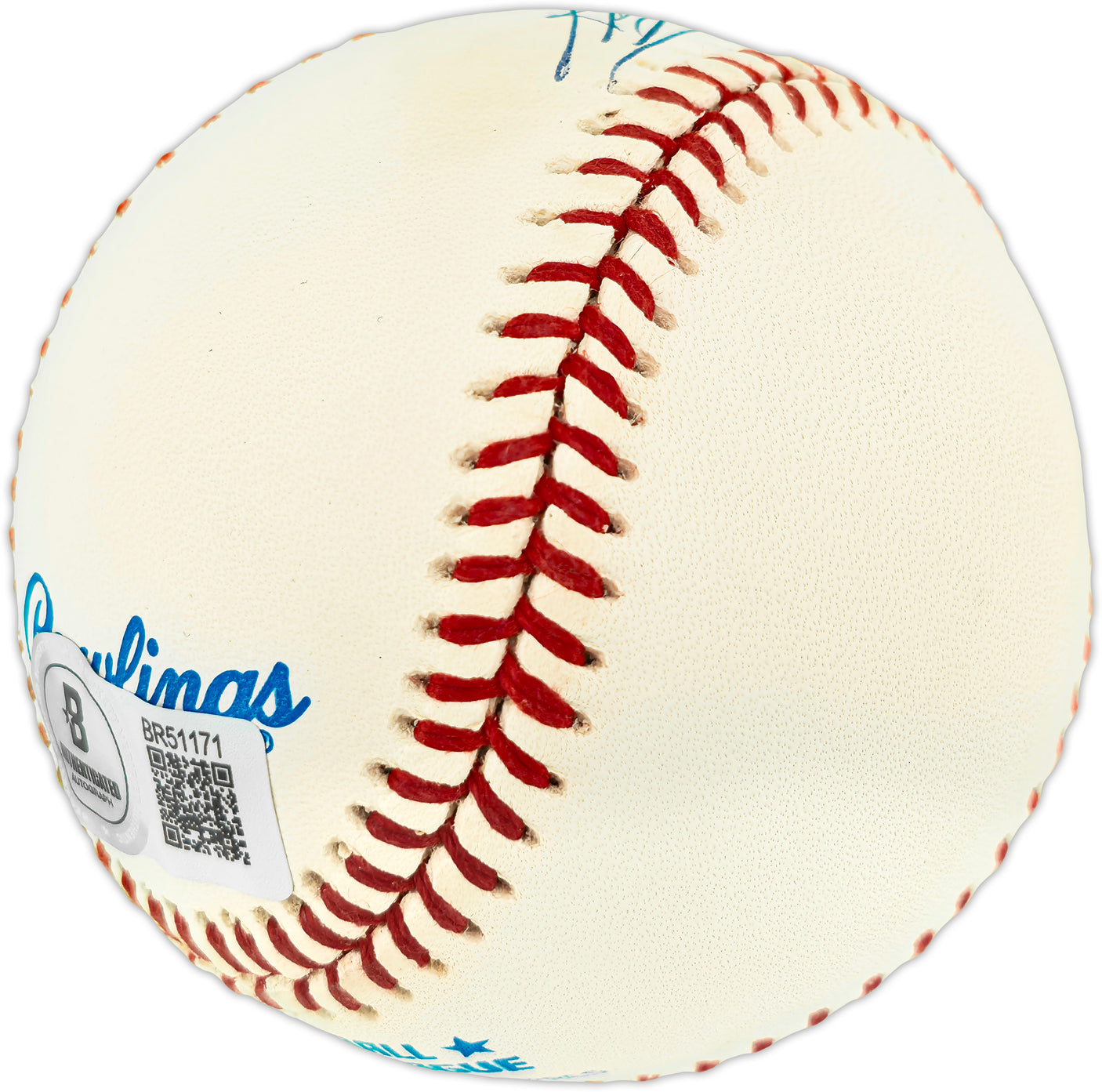 Ken Griffey Jr. Autographed Official AL Baseball Seattle Mariners Beckett BAS QR #BR51171