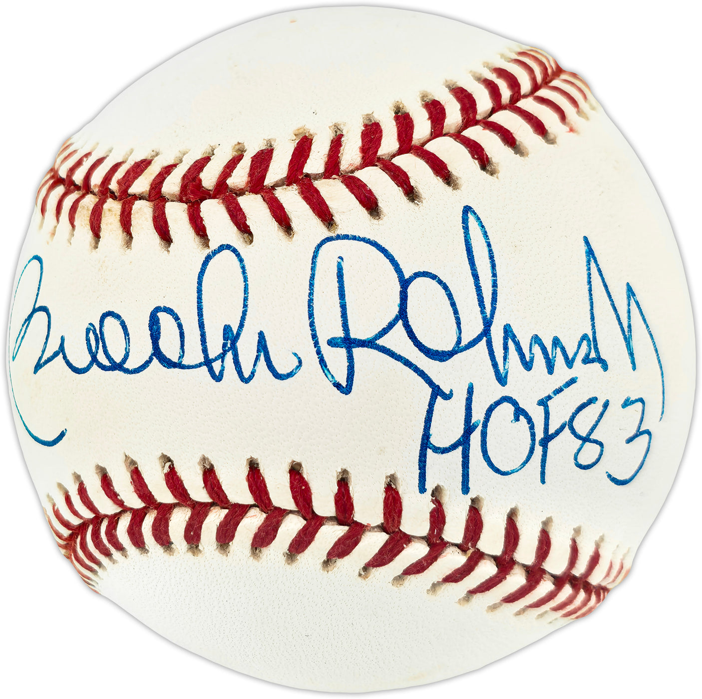 Brooks Robinson Autographed Official AL Baseball Baltimore Orioles "HOF 83" Beckett BAS QR #BR51197
