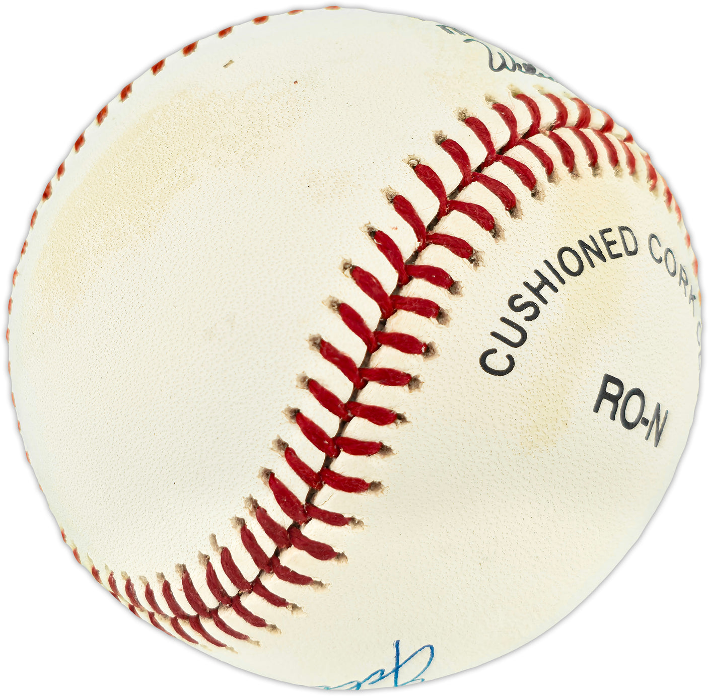 Eddie Mathews Autographed Official NL Baseball Milwaukee Braves Beckett BAS QR #BR51210