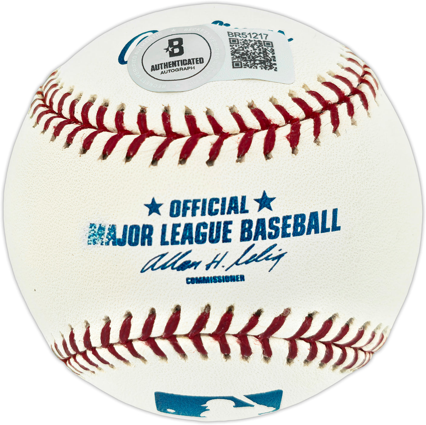 Willie McCovey Autographed Official MLB Baseball San Francisco Giants Beckett BAS QR #BR51217