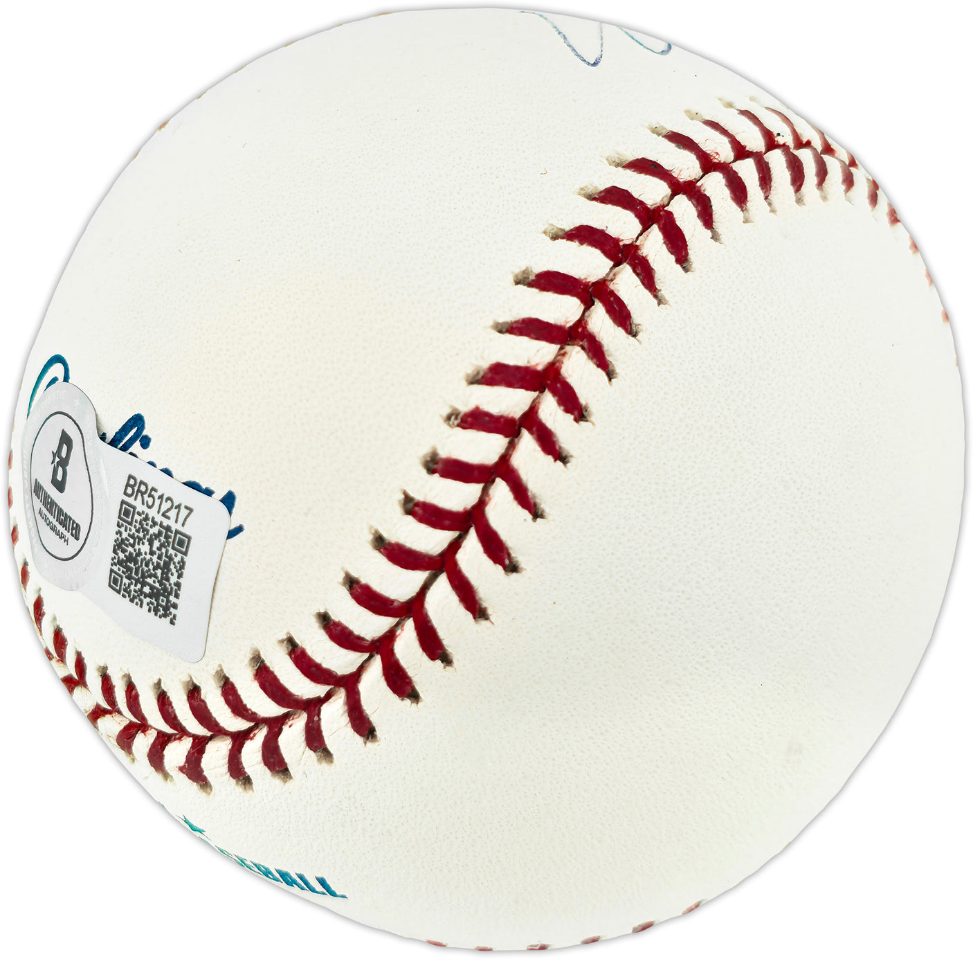 Willie McCovey Autographed Official MLB Baseball San Francisco Giants Beckett BAS QR #BR51217