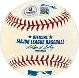 Carlton Fisk Autographed Official MLB Baseball Boston Red Sox, Chicago White Sox Beckett BAS QR #BR51218