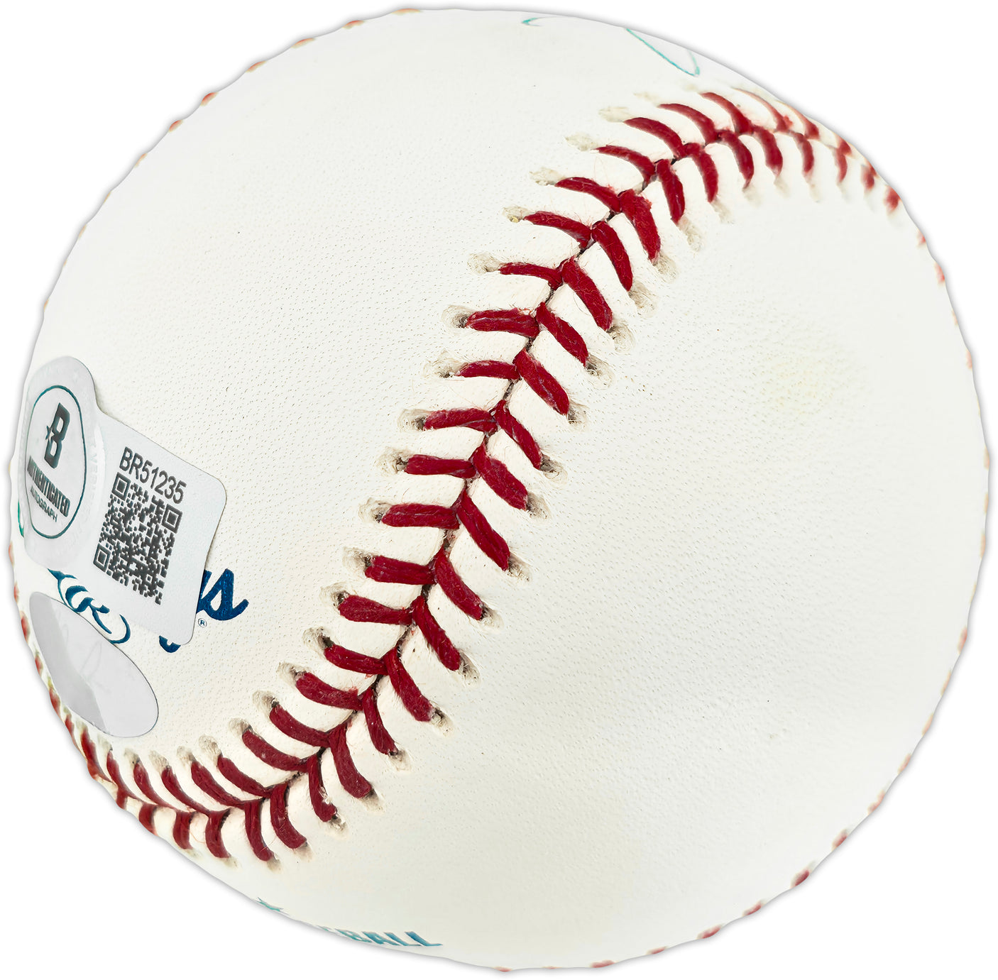 Nolan Ryan Autographed Official MLB Baseball Texas Rangers, Houston Astros Beckett BAS QR #BR51235
