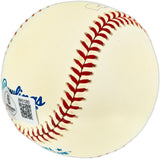 Ron Guidry Autographed Official AL Baseball New York Yankees "Louisiana Lightning" Beckett BAS QR #BR51260