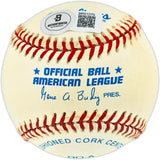 Nolan Ryan Autographed Official AL Baseball Texas Rangers, Los Angeles Angels "HOF 99" Beckett BAS QR #BR51270