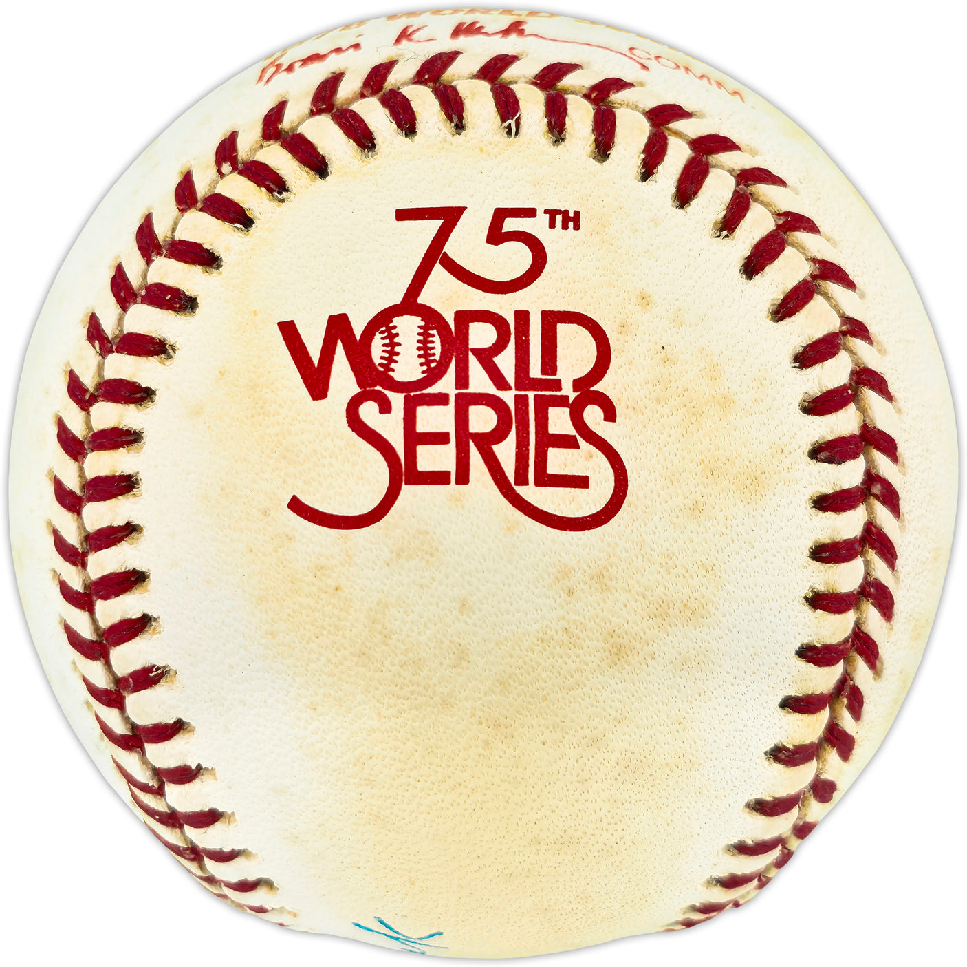 Mickey Rivers Autographed Official 1978 World Series Logo Baseball New York Yankees "The Quick" Beckett BAS QR #BR51271