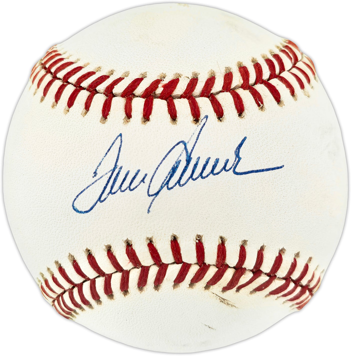 Tom Seaver Autographed Official NL Baseball New York Mets, Cincinnati Reds Beckett BAS QR #BR51277