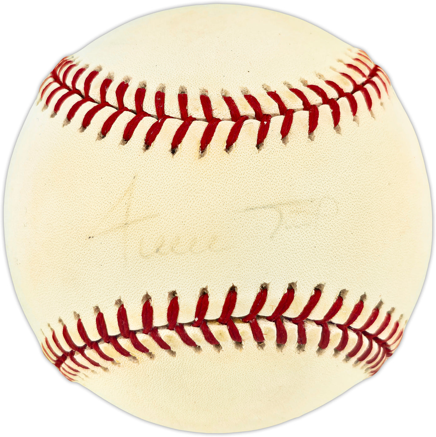 Willie Mays Autographed Official NL Baseball San Francisco Giants (Light) Beckett BAS #AE16615