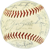 1966 Boston Red Sox Team Autographed Official AL Baseball With 29 Signatures Including Tony Conigliaro & Carl Yastrzemski Beckett BAS #AE16623