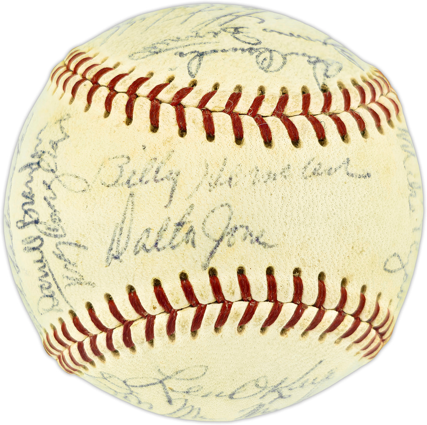 1966 Boston Red Sox Team Autographed Official AL Baseball With 29 Signatures Including Tony Conigliaro & Carl Yastrzemski Beckett BAS #AE16623