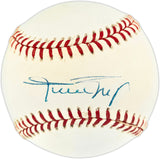 Willie Mays Autographed Official NL Baseball San Francisco Giants Beckett BAS #AE16610