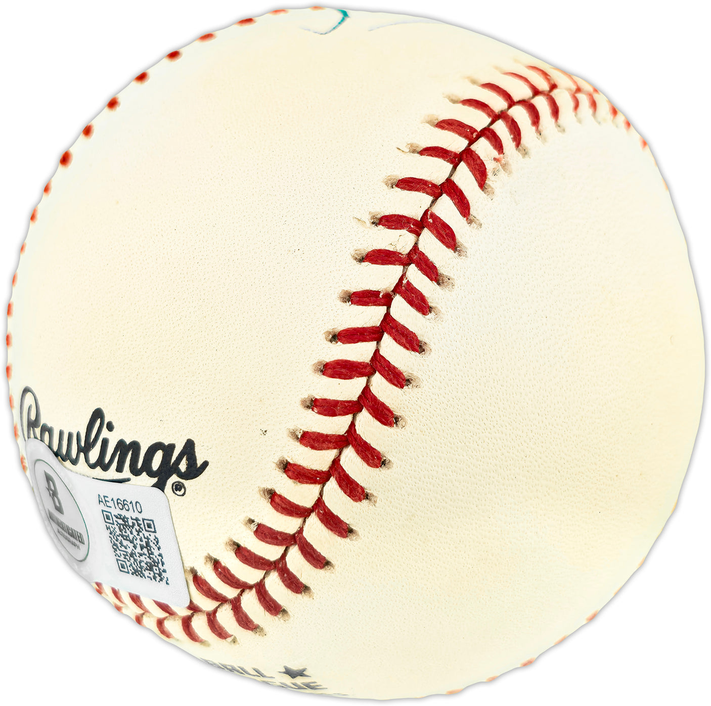 Willie Mays Autographed Official NL Baseball San Francisco Giants Beckett BAS #AE16610