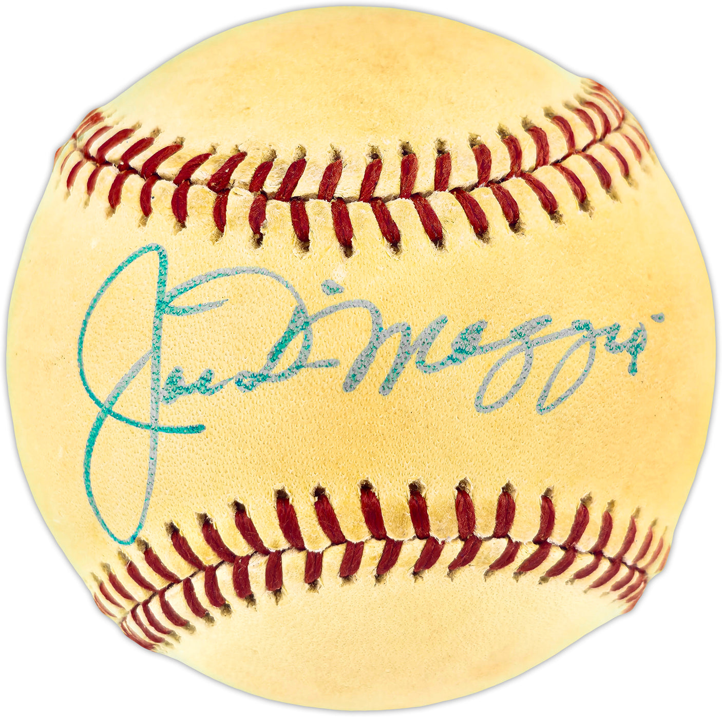 Joe DiMaggio Autographed Official AL Baseball New York Yankees Beckett BAS #AE16608