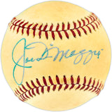 Joe DiMaggio Autographed Official AL Baseball New York Yankees Beckett BAS #AE16608