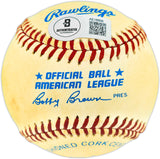 Joe DiMaggio Autographed Official AL Baseball New York Yankees Beckett BAS #AE16608