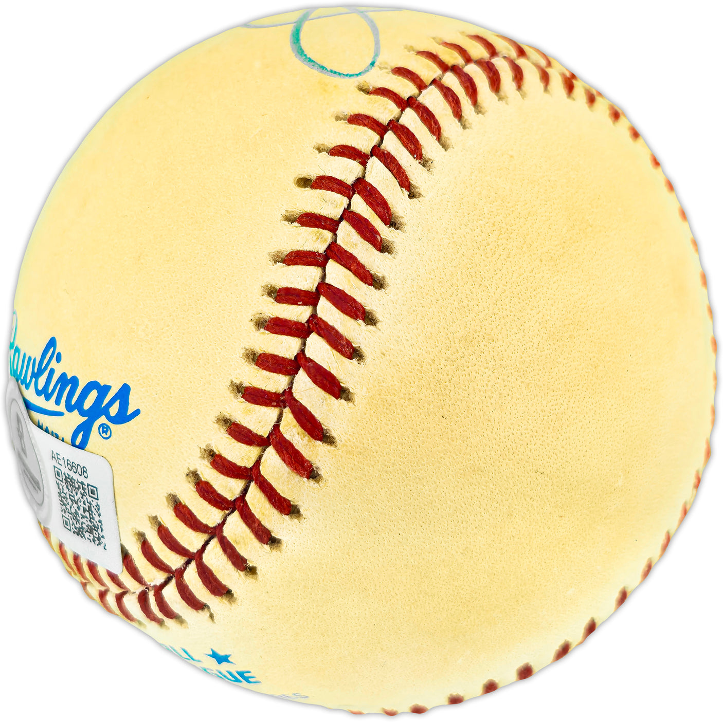 Joe DiMaggio Autographed Official AL Baseball New York Yankees Beckett BAS #AE16608