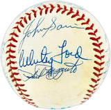 1953 New York Yankees Team World Series Champs Autographed Official AL Baseball With 16 Signatures Including Mickey Mantle & Billy Martin Beckett BAS #AE16596