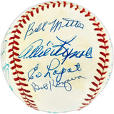 1953 New York Yankees Team World Series Champs Autographed Official AL Baseball With 16 Signatures Including Mickey Mantle & Billy Martin Beckett BAS #AE16596