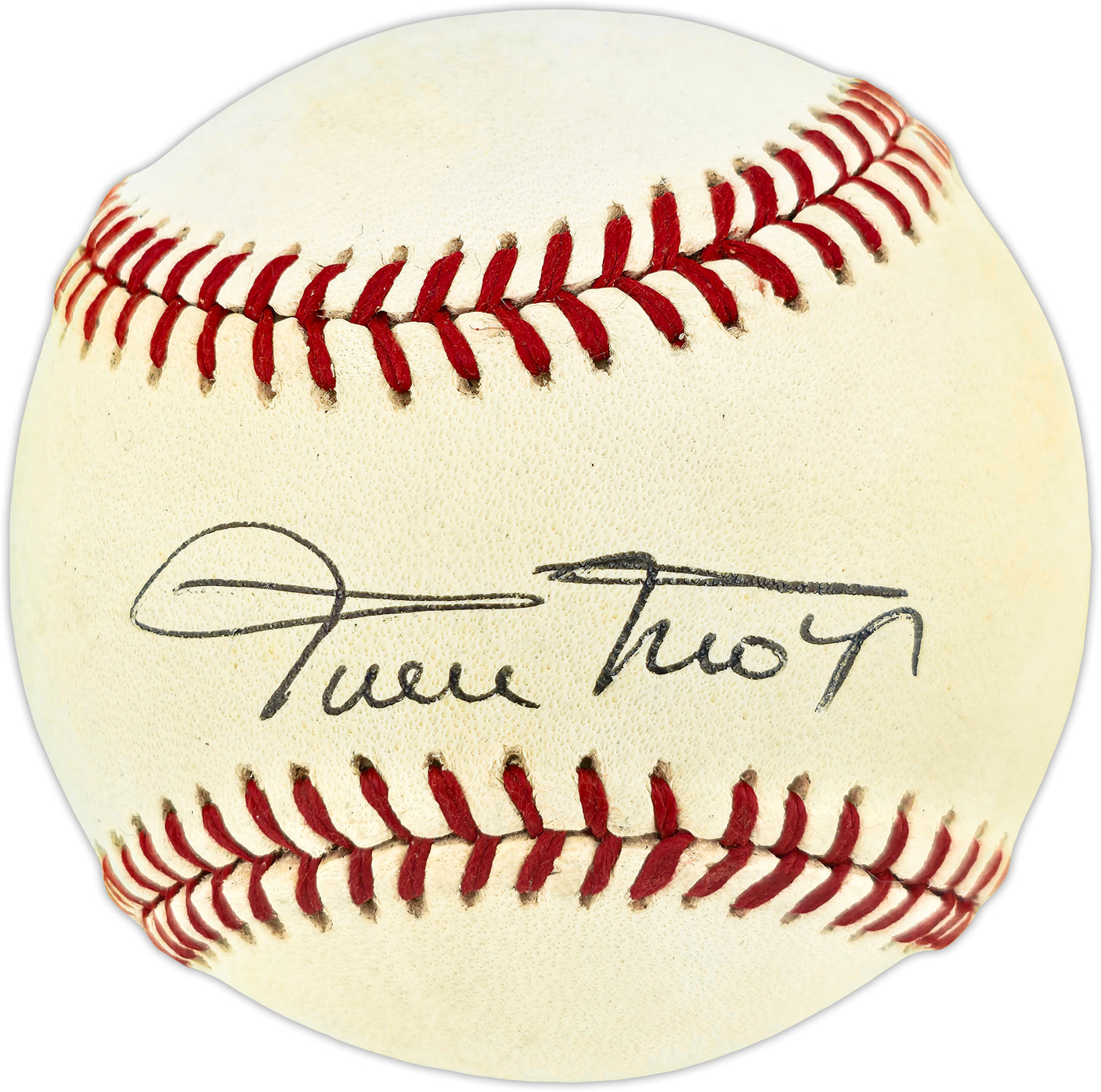 Willie Mays Autographed Official Feeney NL Baseball San Francisco Giants Beckett BAS #AE16597