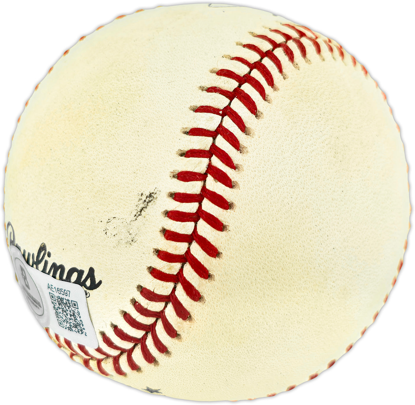 Willie Mays Autographed Official Feeney NL Baseball San Francisco Giants Beckett BAS #AE16597