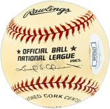 Tug McGraw Autographed Official NL Baseball Philadelphia Phillies & New York Mets JSA #CF02140