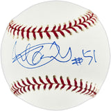 Ichiro Suzuki Autographed Official MLB Baseball Seattle Mariners "#51" IS Holo & Beckett BAS Witness #2W996198