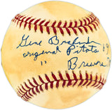 Gene Brabender Autographed Official AL Baseball 1969 Seattle Pilots "Original Pilots" JSA #CF01715