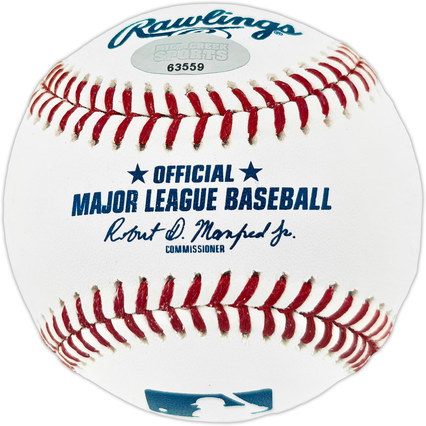 Edgar Martinez Autographed Official MLB Baseball Seattle Mariners MCS Holo #63559