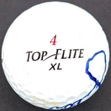 Nick Faldo Autographed Top Flite Golf Ball Beckett BAS #AE16638