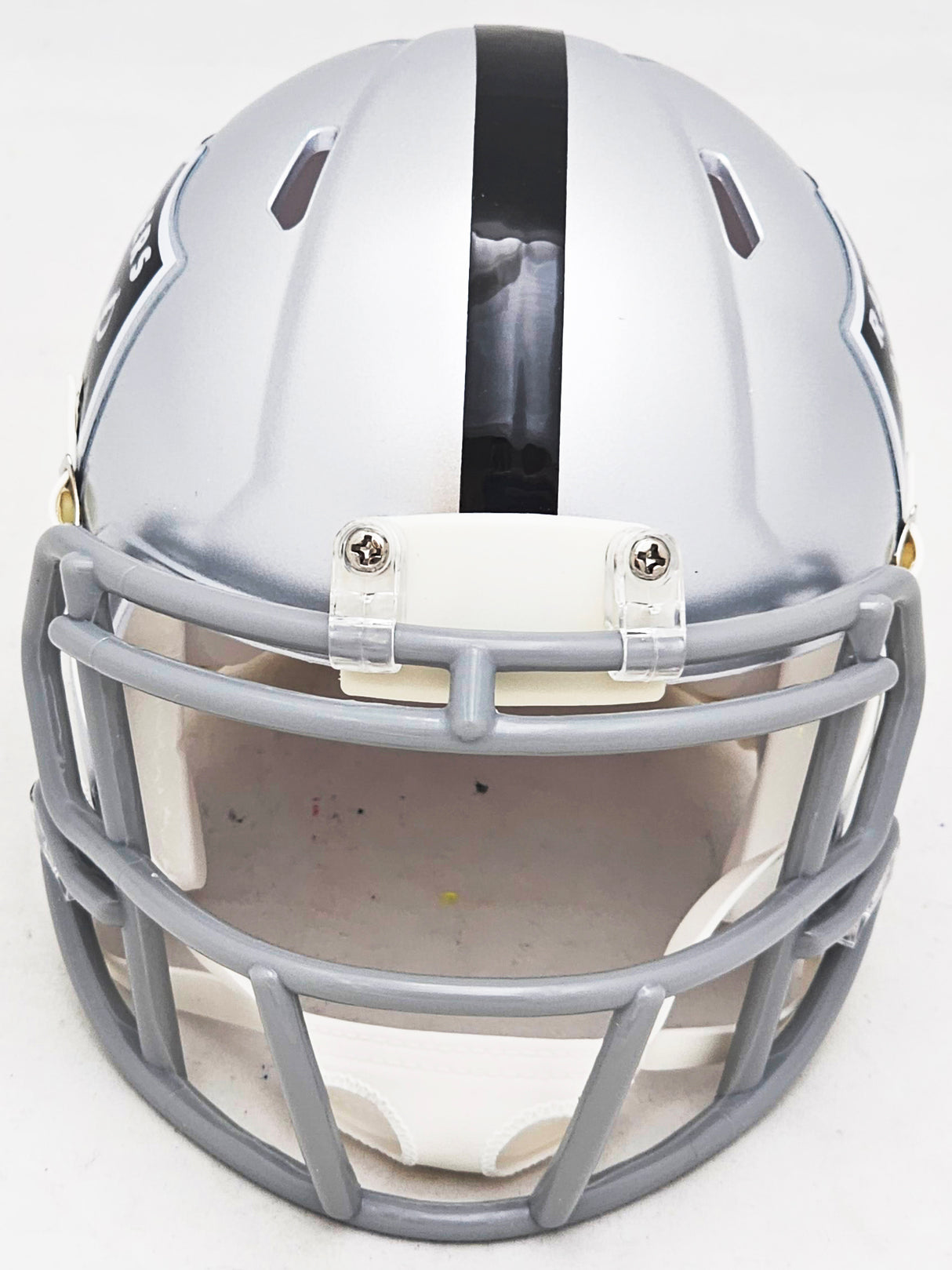 Tyree Wilson Autographed Las Vegas Raiders Silver Speed Mini Helmet Beckett BAS Witness Stock #215908