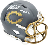 Richard Dent Autographed Chicago Bears Slate Gray Speed Mini Helmet "HOF 11" Beckett BAS Witness Stock #230268