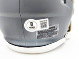 Richard Dent Autographed Chicago Bears Slate Gray Speed Mini Helmet "HOF 11" Beckett BAS Witness Stock #230268