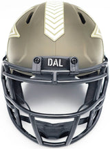 Dez Bryant Autographed Dallas Cowboys Army Green Salute to Service Speed Mini Helmet Beckett BAS Witness Stock #230223