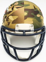 Richard Dent Autographed Chicago Bears Camo Speed Mini Helmet "HOF 11" Beckett BAS Witness Stock #230261