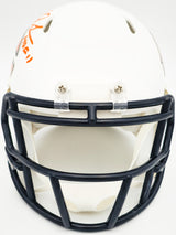 Richard Dent Autographed Chicago Bears Flat Matte White Speed Mini Helmet "HOF 11" Beckett BAS Witness Stock #230287