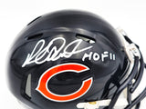 Richard Dent Autographed Chicago Bears Blue Speed Mini Helmet "HOF 11" Beckett BAS Witness Stock #230266