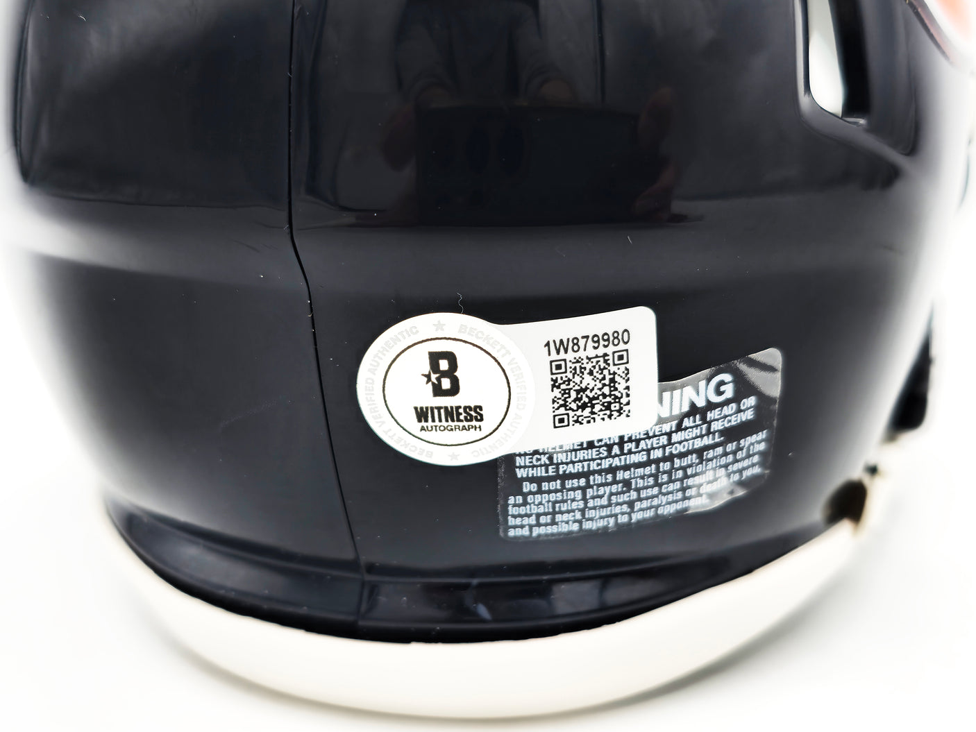 Richard Dent Autographed Chicago Bears Blue Speed Mini Helmet "HOF 11" Beckett BAS Witness Stock #230266