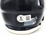 Richard Dent Autographed Chicago Bears Blue Speed Mini Helmet "HOF 11" Beckett BAS Witness Stock #230266