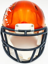 Richard Dent Autographed Chicago Bears Flash Orange Speed Mini Helmet "HOF 11" Beckett BAS Witness Stock #230262