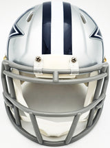 Dez Bryant Autographed Dallas Cowboys Silver Speed Mini Helmet Beckett BAS Witness Stock #230224