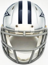 Dez Bryant Autographed Dallas Cowboys Silver Speed Mini Helmet Beckett BAS Witness Stock #230224