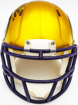 Sam Darnold Autographed Minnesota Vikings Flash Yellow Speed Mini Helmet Beckett BAS Witness Stock #230254